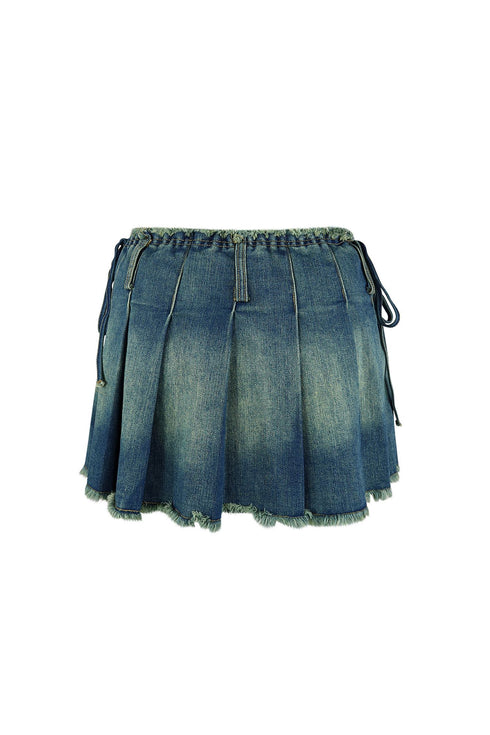 Theo Vintage Washed Pleated Skirt SKIRT EDGE