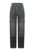 Be Forreal Denim Baggy Jeans Bottoms EDGE Small Black