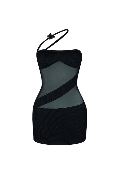 Give Me Butterflies Mesh Dress Dresses EDGE Small Black