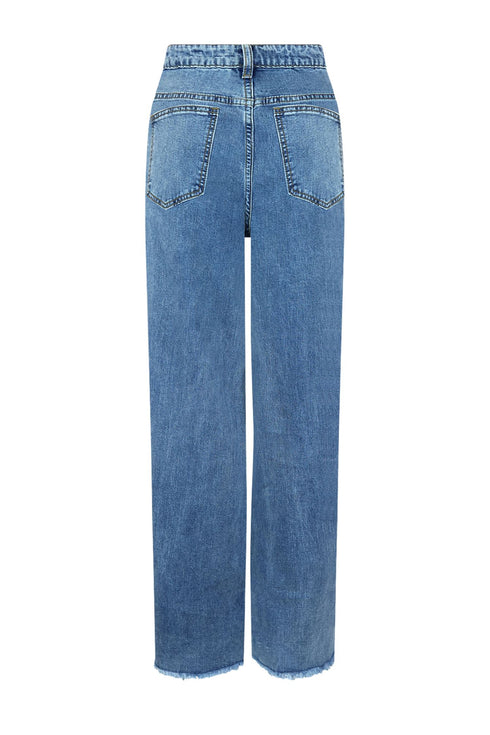 Satisfaction Cut Out Denim Jeans jeans EDGE