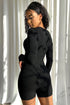 Cut Him Off Cutout Long Sleeve Romper Rompers + Jumpsuits EDGE