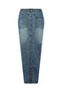City Girl Denim Slit Skirt SKIRT EDGE