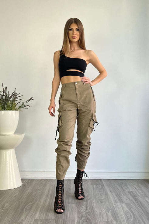 Call Me Cargo Pants - Olive - KNOWSTYLE - EDGE - EDGEONLINESTORE