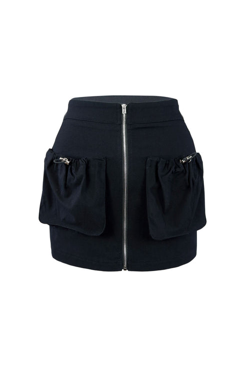 Energetic Pocket Mini Cargo Skirt SKIRT EDGE Small Black