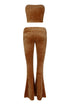Girls Girl Velour Top & Low Rise Pants SET matching sets EDGE
