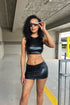 Ryder Low Rise Skirt Set - Black - KNOWSTYLE - EDGE - EDGEONLINESTORE