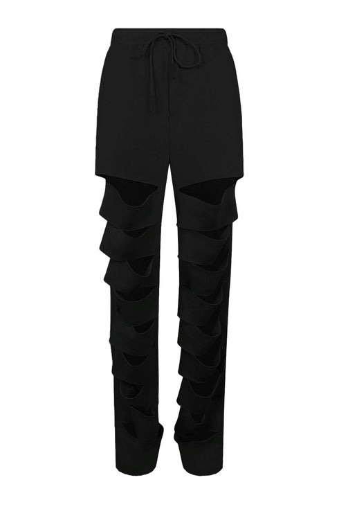 This Is Me Cutout Pants pants EDGE Small Black
