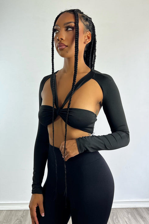 Not So Basic Cut Out Top Apparel & Accessories KNOWSTYLE