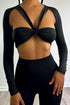 Not So Basic Cut Out Top Apparel & Accessories KNOWSTYLE Small Black