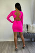 Bringing the Light Mesh Mini Dress - Hot Pink - KNOWSTYLE - EDGE - EDGEONLINESTORE