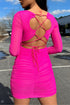 Bringing the Light Mesh Mini Dress - Hot Pink - KNOWSTYLE - EDGE - EDGEONLINESTORE