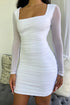 Bringing the Light Mesh Mini Dress - White - KNOWSTYLE - EDGE - EDGEONLINESTORE