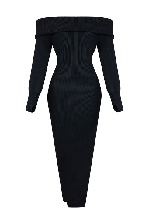Mackenzie Off Shoulder Knit Dress Dresses EDGE