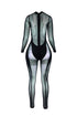 Find Yourself Mesh Contrast Long Sleeve Jumpsuit Rompers + Jumpsuits EDGE
