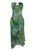 Enchanted Mesh Tube Ruffle Midi Dress Dresses EDGE Small Moss