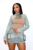 Toxic Buckle Crop Jacket & Buckle Skirt SET matching sets EDGE