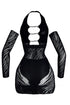 Buffy Hallow Out Halter Dress With Gloves Dress EDGE