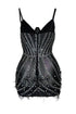 Headlines Pearls and Diamonds Tank Mini Dress - Black - EDGEbyKS