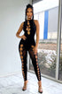 Xia Hallow Out Sleeveless Cutout Jumpsuit Rompers + Jumpsuits EDGE