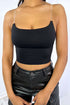 Khloe Clear Strap Crop Top Crop Top EDGE