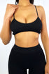 Absolute Ribbed Bust Rounded Bra Top Crop Top EDGE