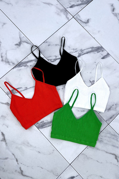 Absolute Ribbed Crop Bra Top Crop Top EDGE