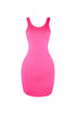 Hera Seamless Tank Mini Dress DRESS EDGE Small/Medium Neon Pink