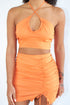 Summer Fling Skirt Set - Orange - KNOWSTYLE - EDGE - EDGEONLINESTORE