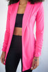 The Ritz Open Blazer - Fuchsia - KNOWSTYLE - EDGE - EDGEONLINESTORE