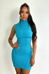 Wynter Mini Dress - Turquoise - KNOWSTYLE - EDGE - EDGEONLINESTORE
