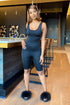 Before You Go Tank Biker Romper - Black - KNOWSTYLE - EDGE - EDGEONLINESTORE