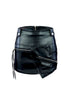 Heart Racer Mid Rise PU Leather Mini Skirt SKIRT EDGE Small Black