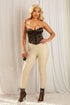 Moon Lovers Satin Hook&Eye Bustier Top - Black - KNOWSTYLE - EDGE - EDGEONLINESTORE