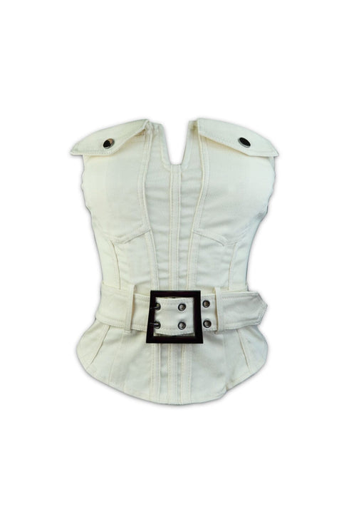 Vanilla Cargo Tube Top - Cream - EDGEbyKS