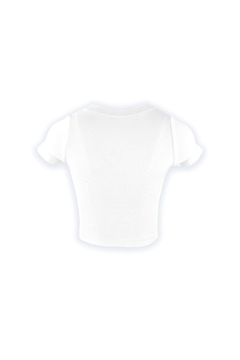 Soft Basic Smooth Cropped Tee Crop Top EDGE