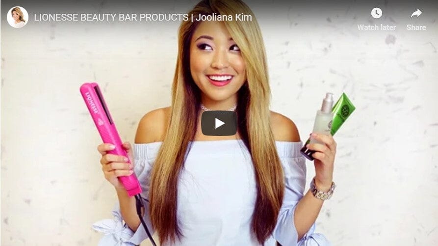 Lionesse beauty bar hair straightener sale