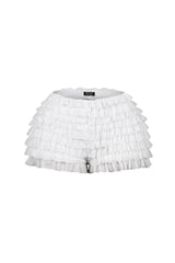 Maven Mesh Ruffle Micro Shorts