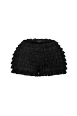 Maven Mesh Ruffle Micro Shorts