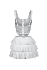 Iris Lace Corset Top &amp; Skirt SET