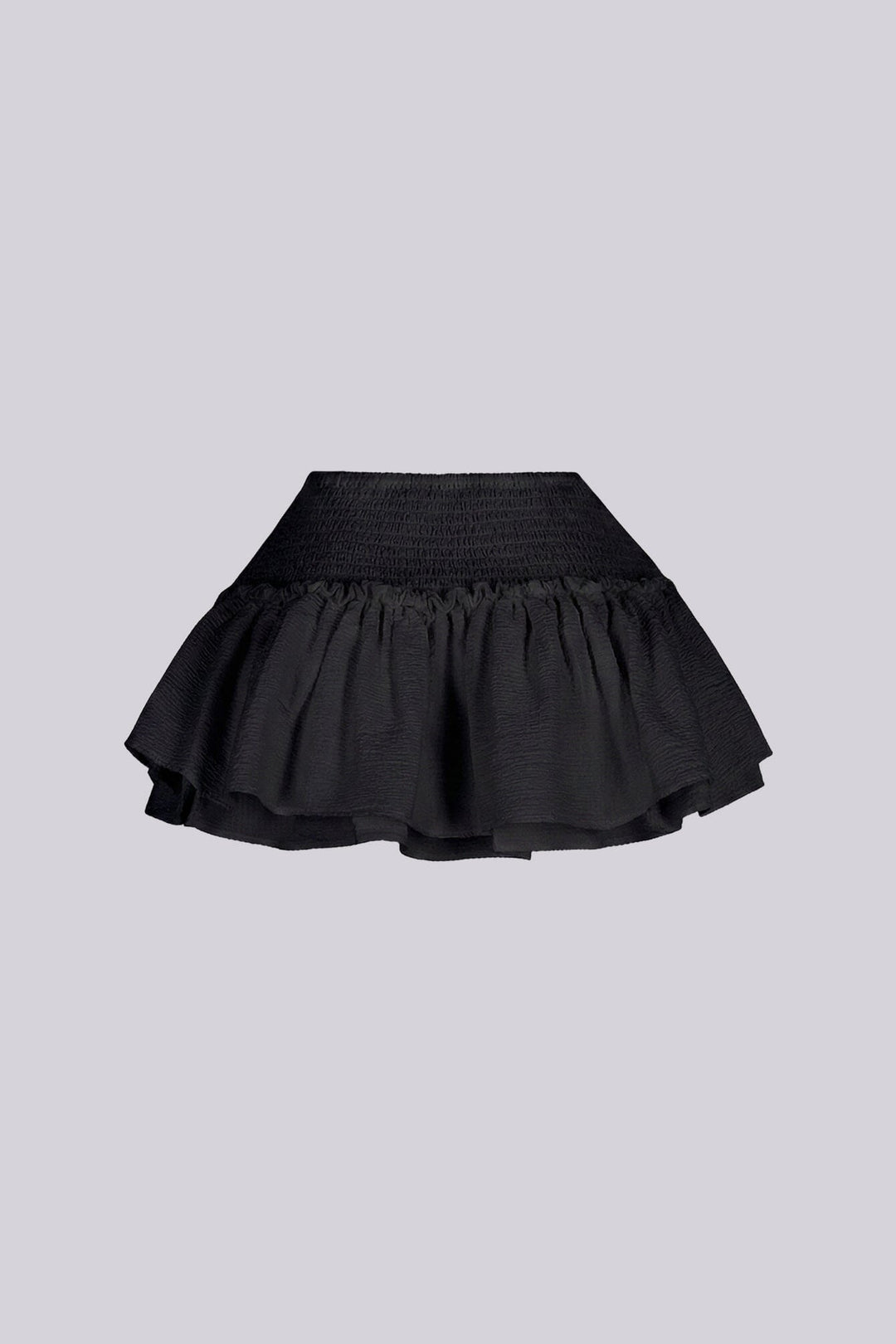 Andrea Woven Ruffle Mini Skirt