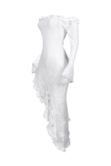 Serenity Lace Off Shoulder Maxi Dress