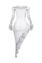 Serenity Lace Off Shoulder Maxi Dress
