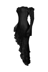 Serenity Lace Off Shoulder Maxi Dress