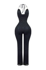 Darla Lace Halter Cut Out Jumpsuit