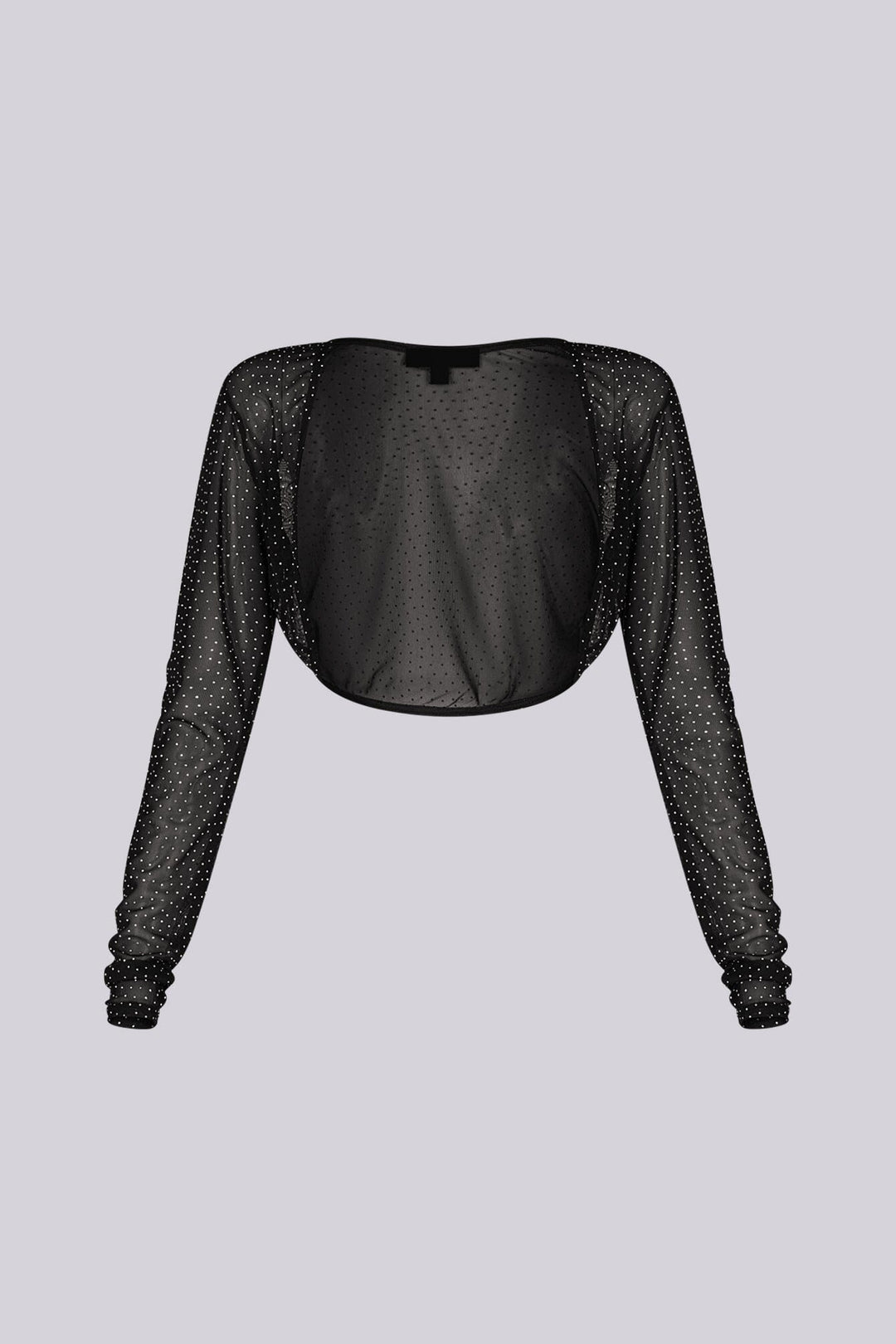 Luna Rhinestone Mesh Bolero Top