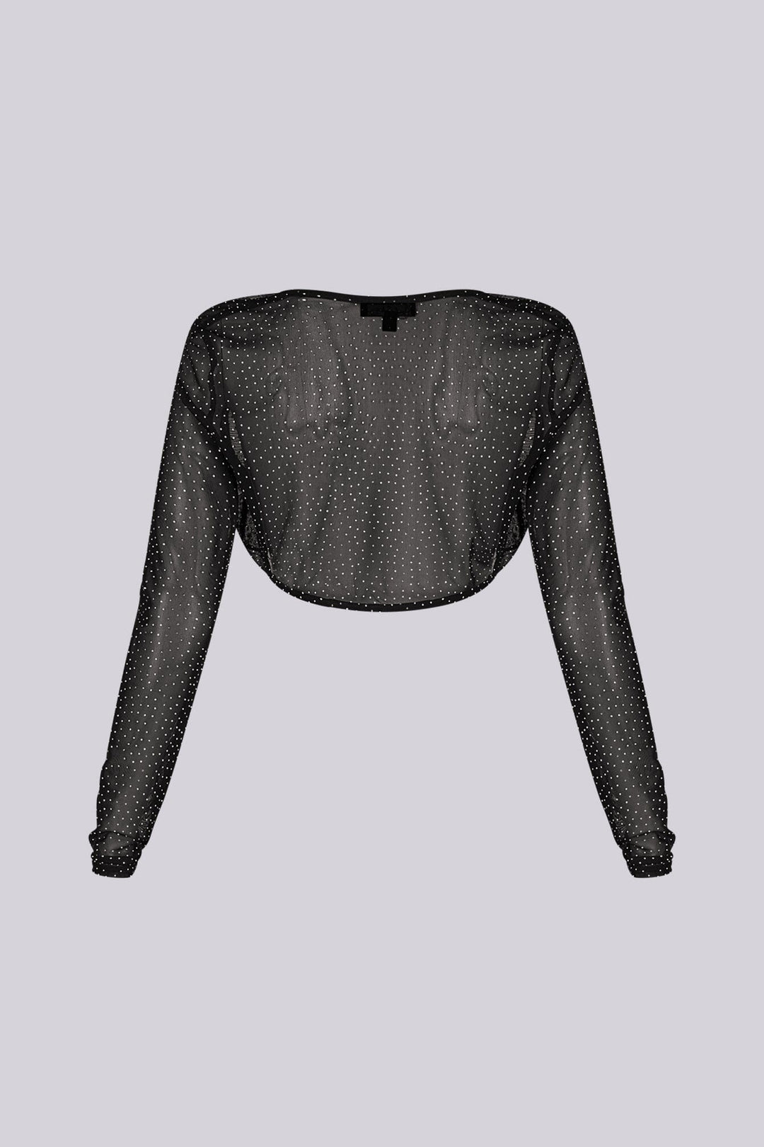Luna Rhinestone Mesh Bolero Top