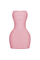 Greer Mesh Beaded Mini Dress