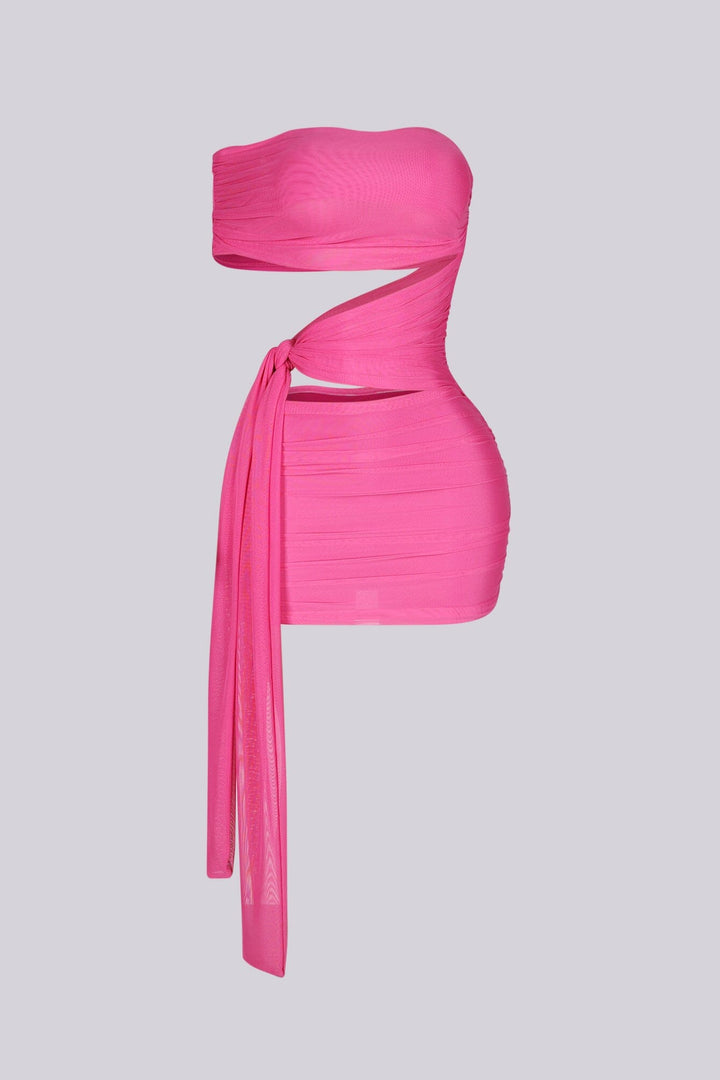 Isolde Mesh Cutout Mini Dress