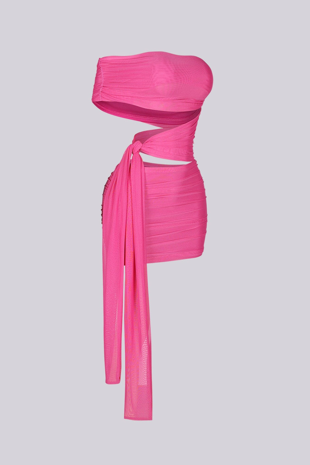 Isolde Mesh Cutout Mini Dress