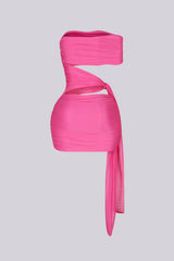 Isolde Mesh Cutout Mini Dress